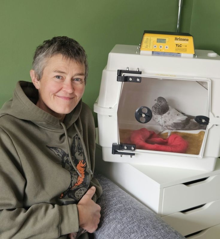 Sarah from Curious Critters with the Brinsea TLC-40 Advance