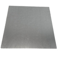 Silver ,perforated rectangular metal plate